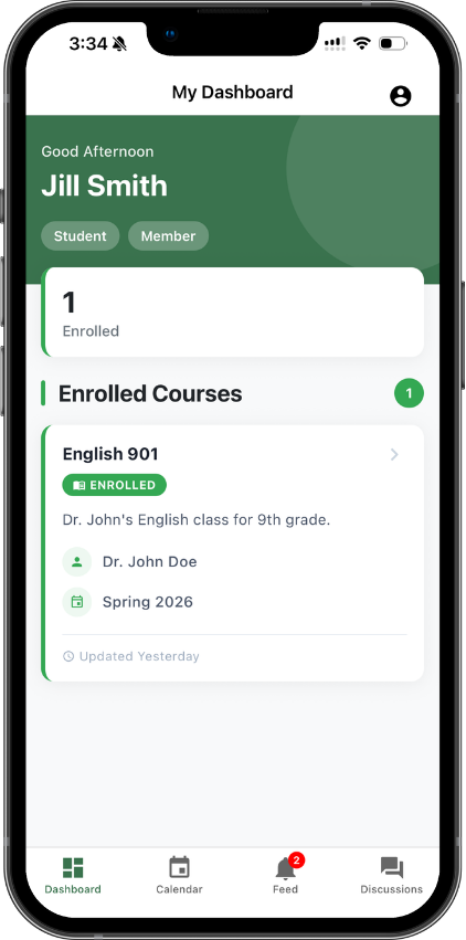 DeanDesk mobile app interface